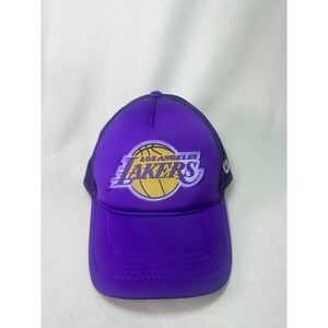 Ultra Game Los Angeles Lakers NBA Purple Foam Mesh Snapback Trucker Hat OSFM